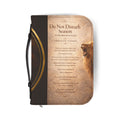 Lion of Judah Bible Cover - "Do Not Disturb Season" Zippered Scripture Case