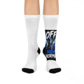 Off is the New Normal Horror Scene socks | Cushioned Crew Socks